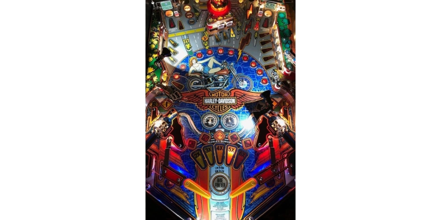 Harley Davidson Pinball Machine by Bally The Pinball Gameroom
