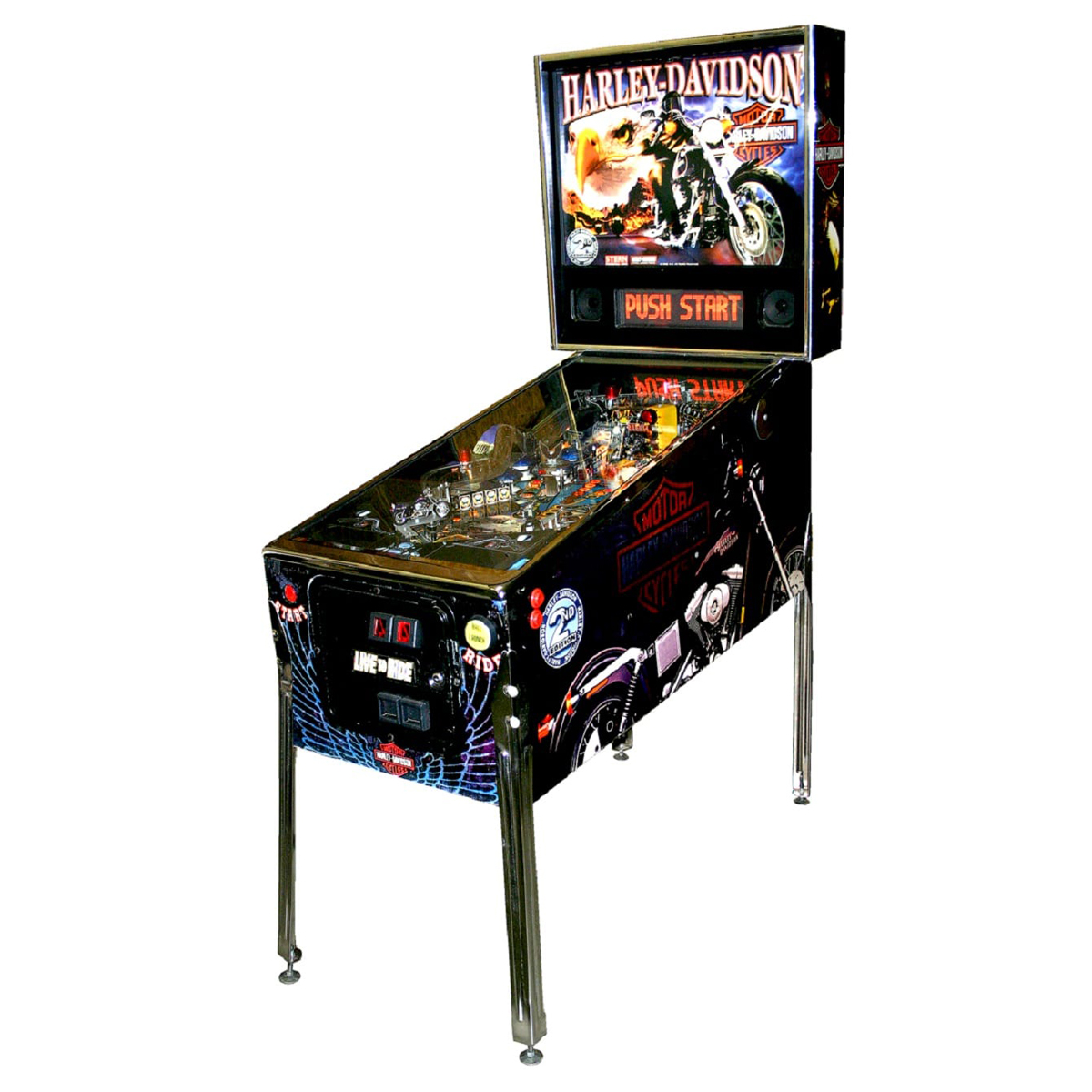 Harley Davidson Pinball Machine by Sega (Used) - The Pinball