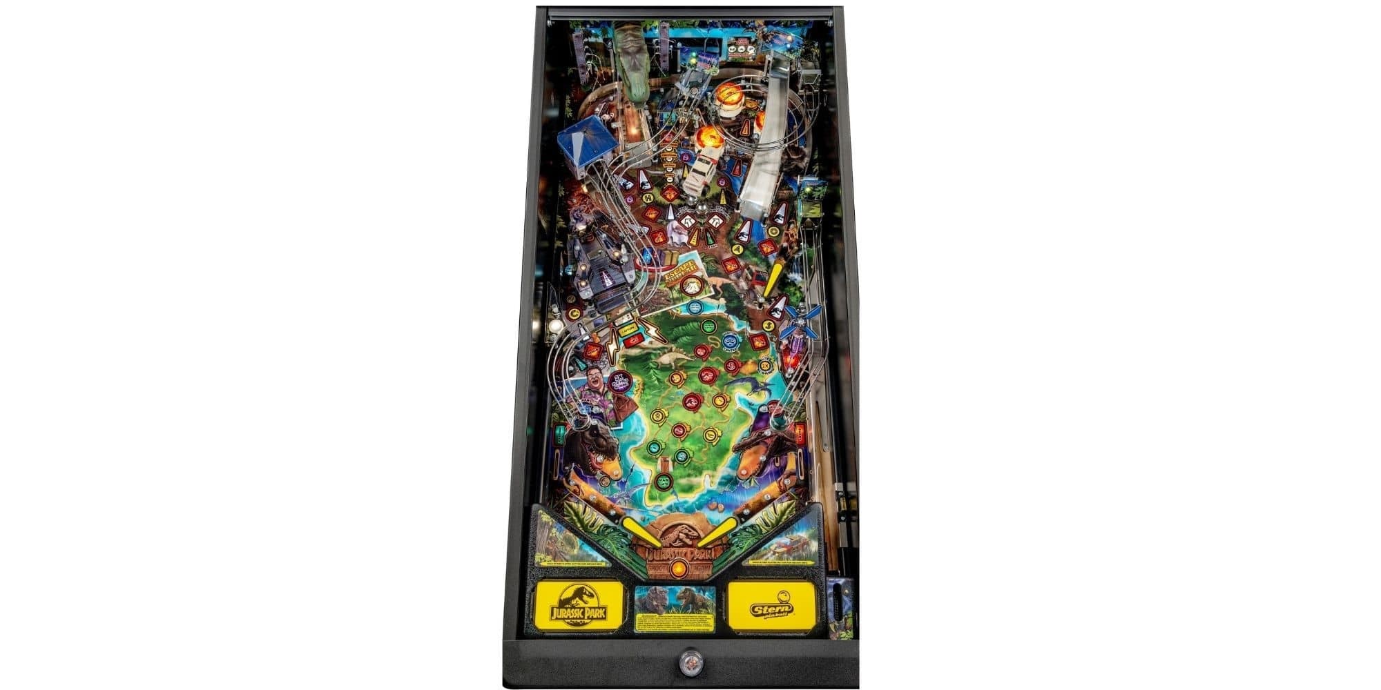 Jurassic Park Pro Pinball Machine by Stern The Pinball Gameroom