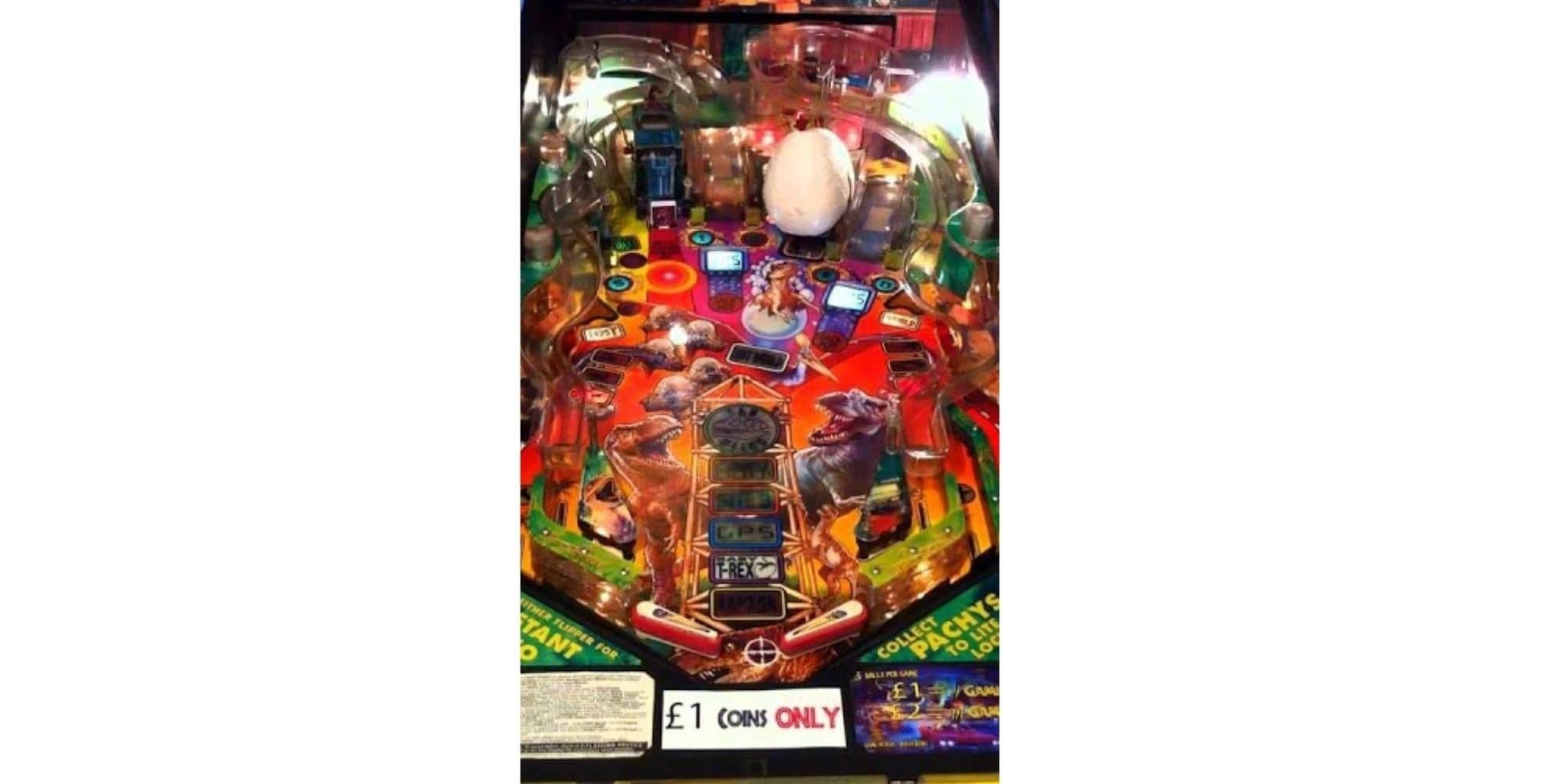 The Lost World Jurassic Park Pinball Machine The Pinball Gameroom