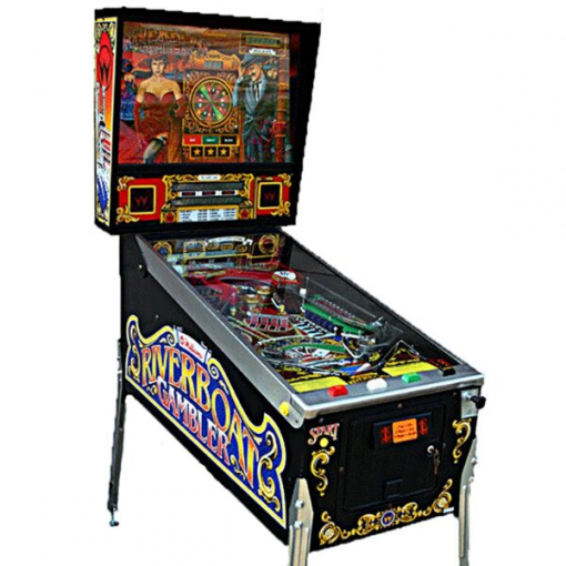 Riverboat Gambler Pinball Machine by Williams (Used) (As-Is) - The